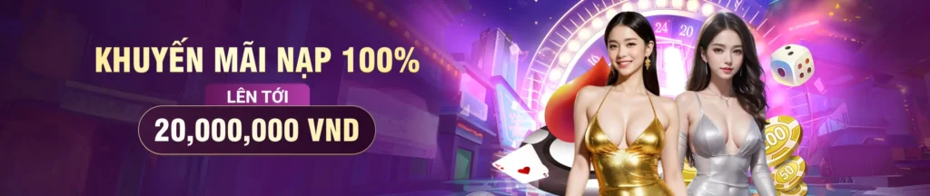 banner vibet- khuyên mãi 100%