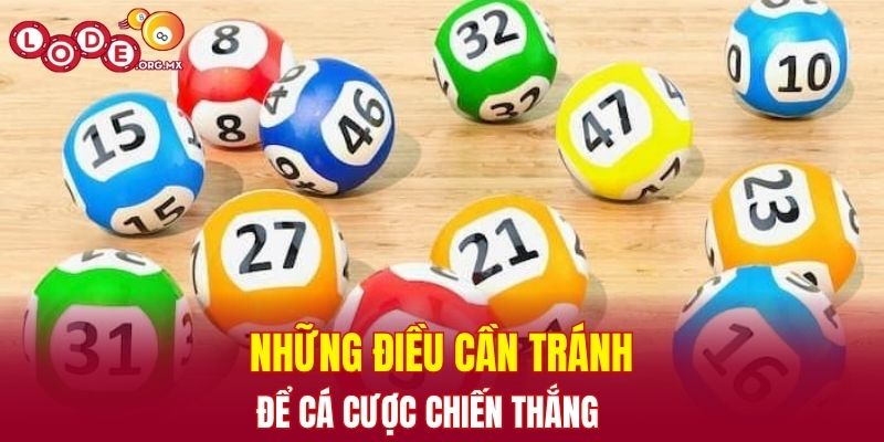 Những điều cần tránh để cá cược chiến thắng 